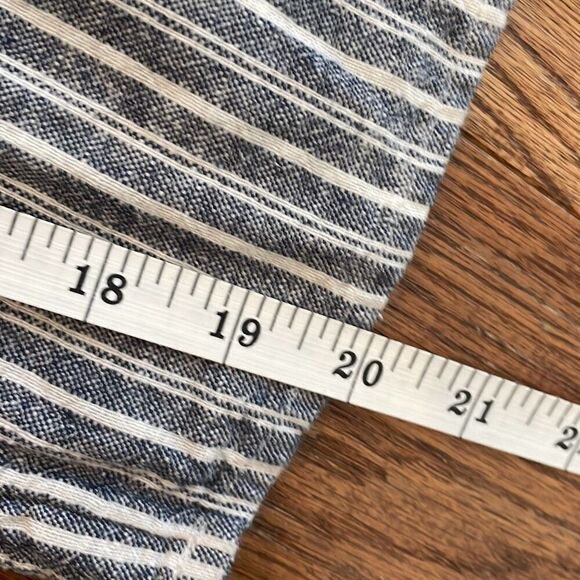 Old Navy striped linen blend jumpsuit small - Picture 3 of 8